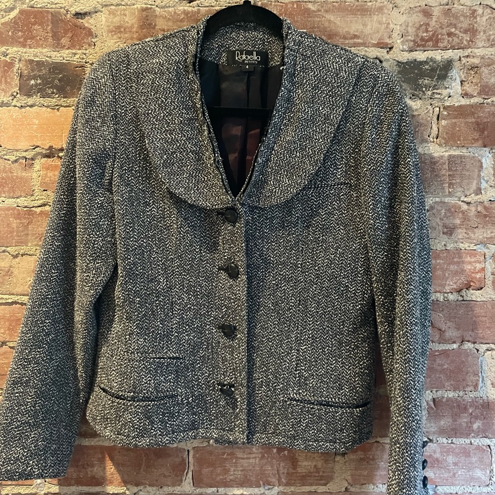 Vintage Rafaella Tweed Blazer (Petite 4)